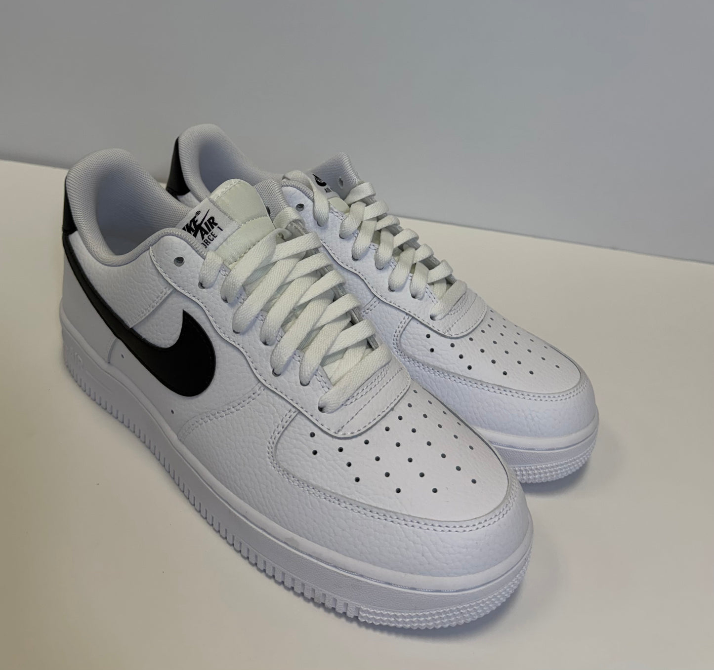 Nike Air Force 1 Low 'White/Black Swoosh' Sneakers